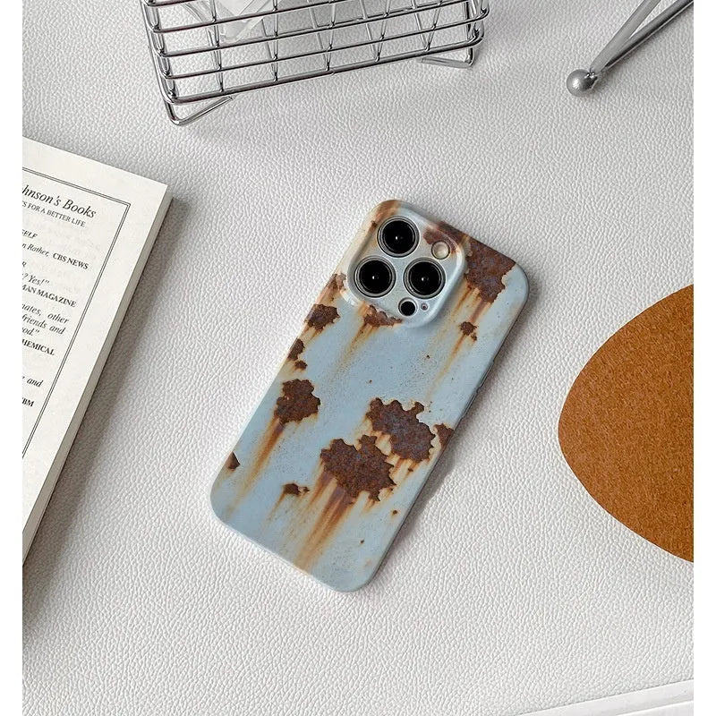 Rust Spot phone case for iPhone 16 Pro, hard shell drop resistant all-inclusive cover