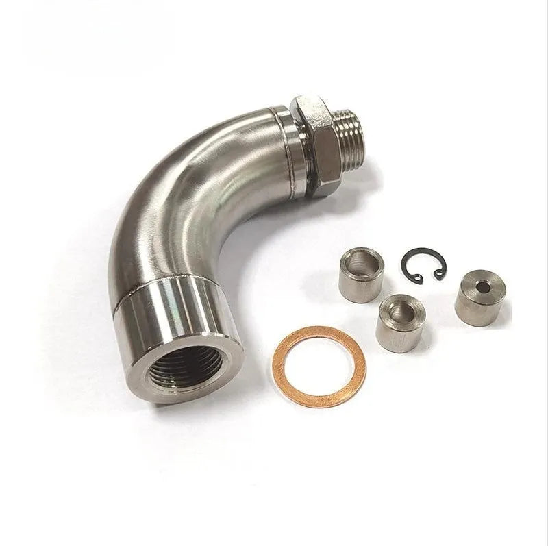 Car M18 1.5 temperature sensor adapter with gas flow cross over sub for automotive applications
