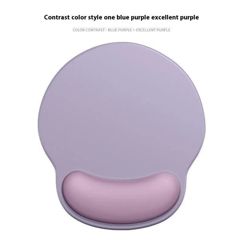 Gradient girl silicone mouse mat with wristband on desk 220x250mm