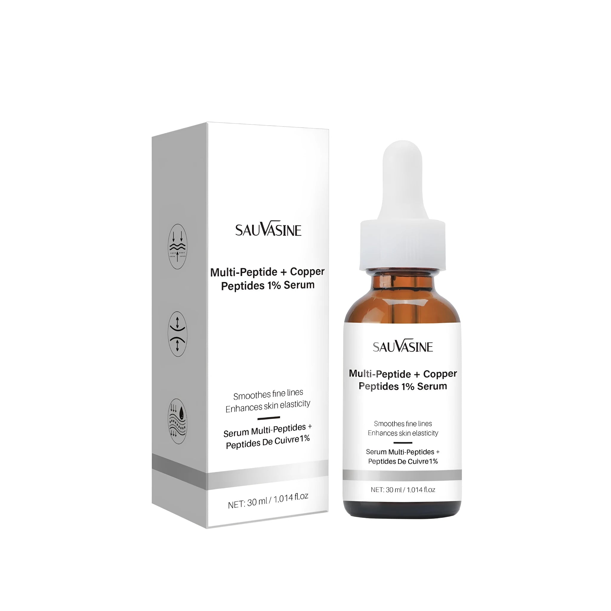 30ml moisturising facial oil bottle for wrinkle reduction with 3-year shelf life