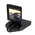 H198 HD car dash camera with infrared lights and 2.4-inch screen for vehicle recording