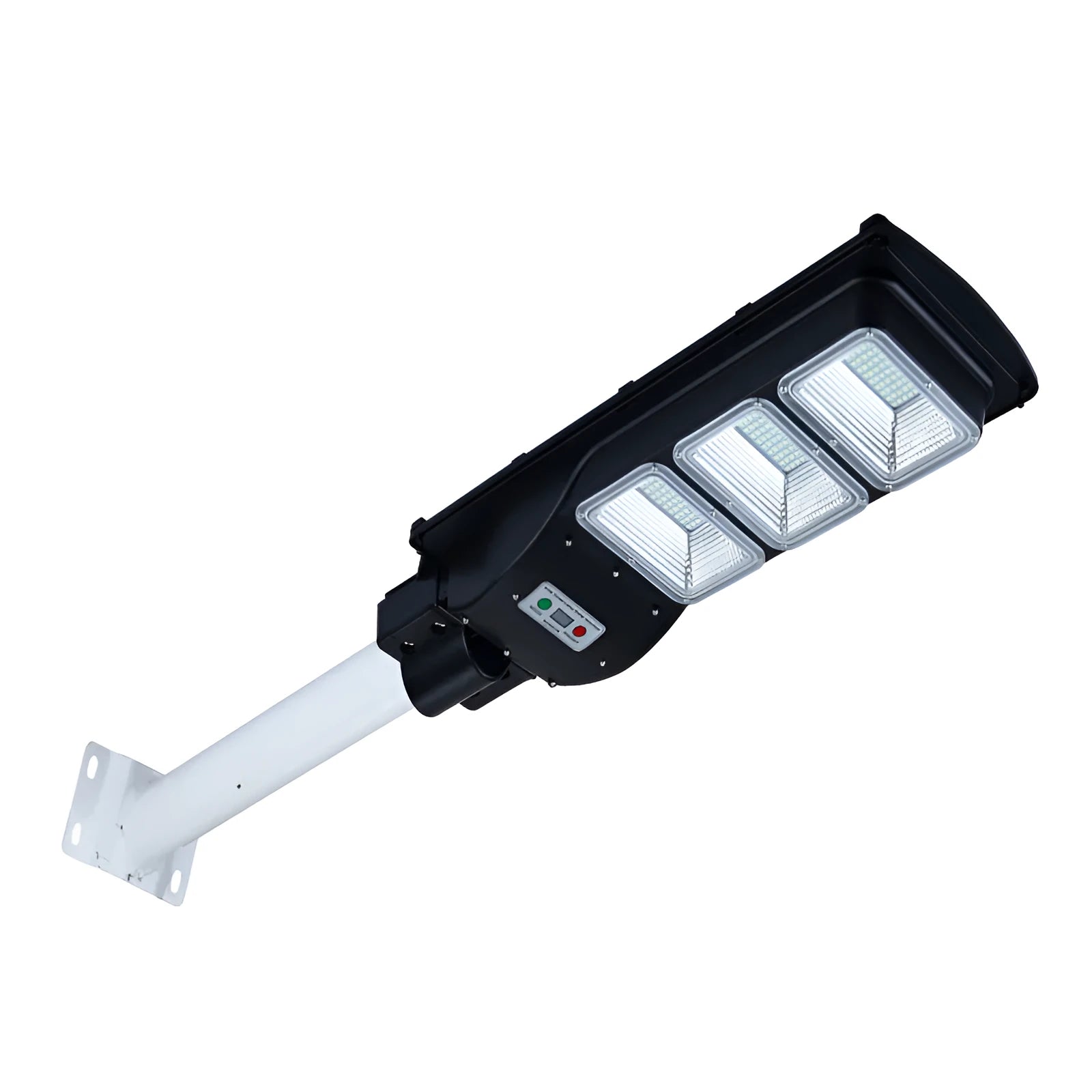 60W integrated solar street light with remote control for outdoor garden and pathway lighting