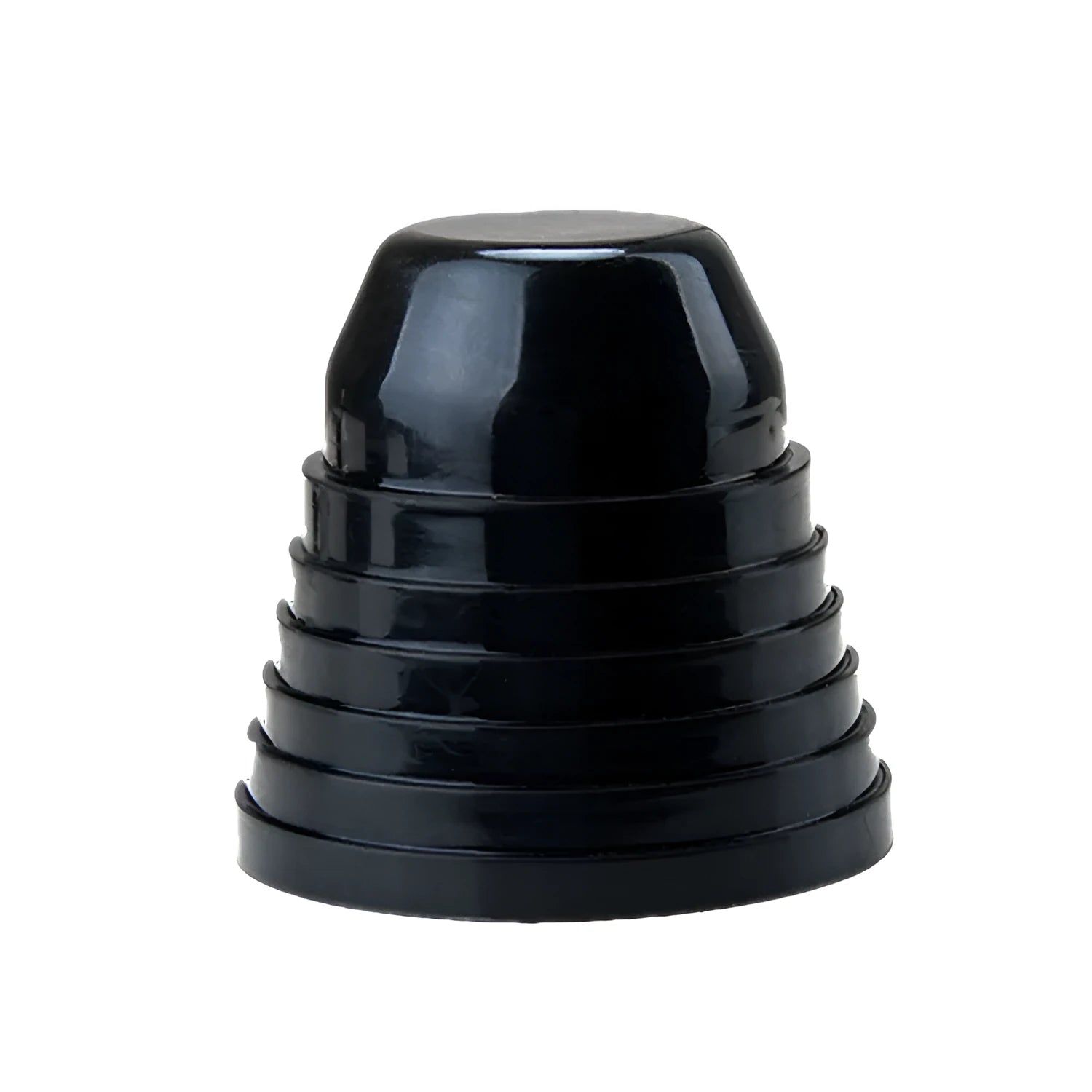 Black silicone circular dust cover with 90mm diameter for GM car LED headlight seal.