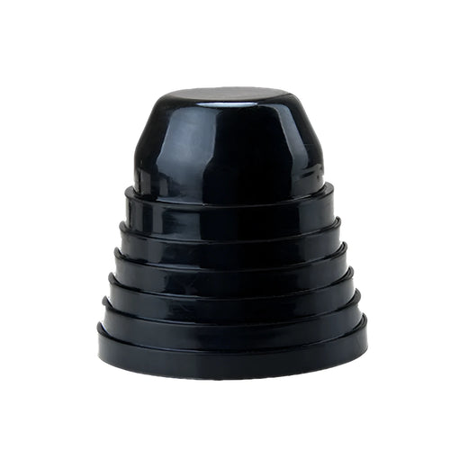 Black silicone circular dust cover with 90mm diameter for GM car LED headlight seal.