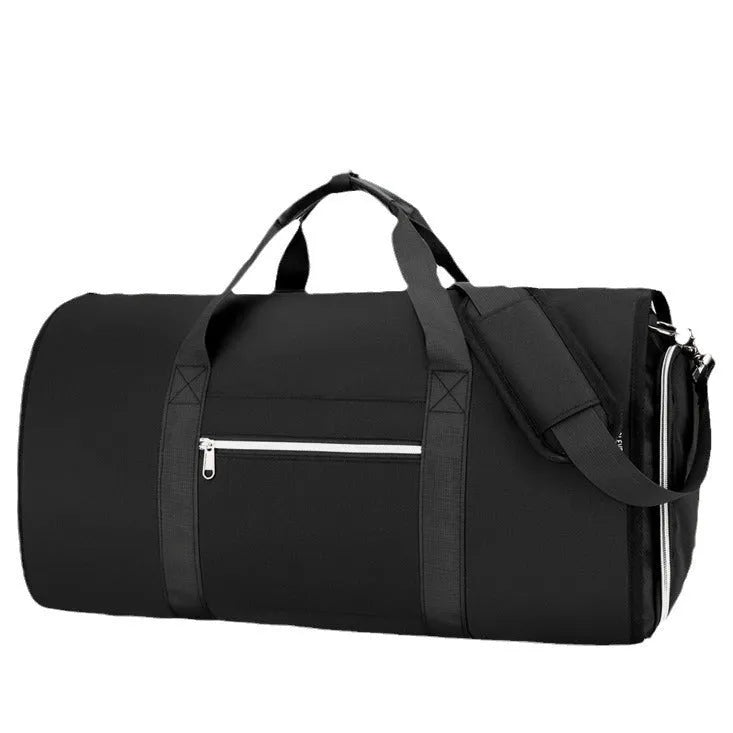Oxford cloth multipurpose storage bag in grey with breathable lining and separate compartments.