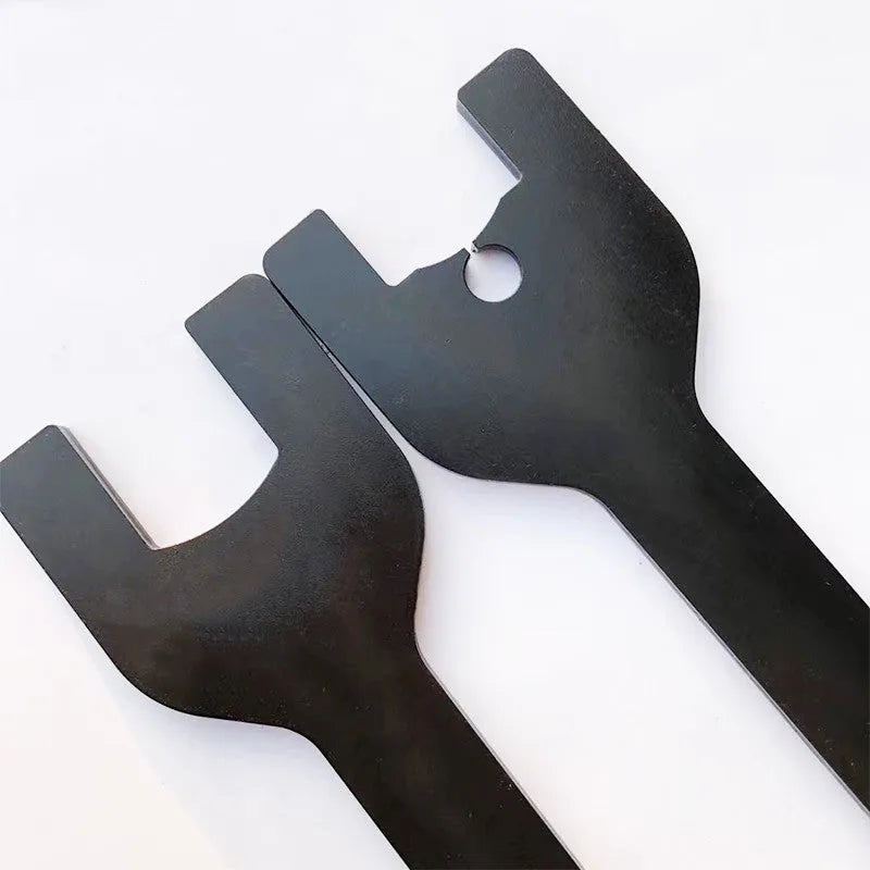 Land Rover fan wrench set showing 36mm and 40mm alloy steel spanners