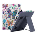 Kindle Paperwhite 11 fabric case with wrist strap bracket in calf leather construction