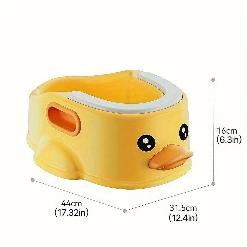 Duck-shaped PVC pet wash tub in blue colour for bathing dogs and cats without electricity