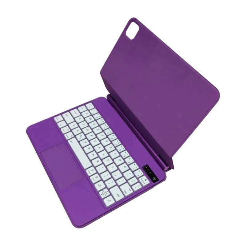 iPad Pro wireless Bluetooth keyboard with magnetic suction protective cover in multiple colours