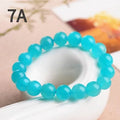 Natural blue-green 7A grade Amazonite scattered beads in various sizes for DIY jewellery making.