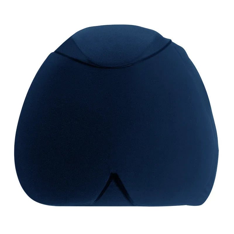 Solid colour cold compress cap for migraine relief in black, dark blue, or pink