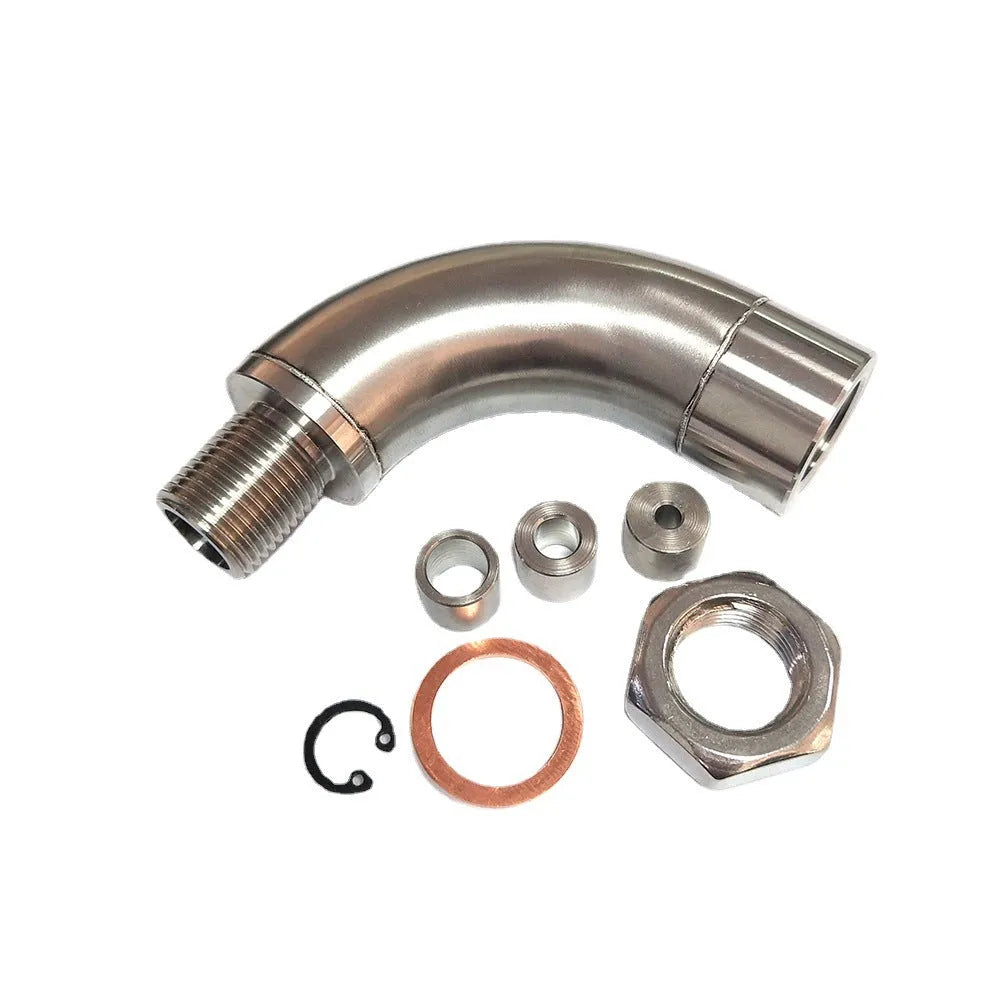 Car M18 1.5 temperature sensor adapter with gas flow cross over sub for automotive applications