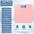 Digital bathroom weighing scale in Cross Ice Crystal White finish with 26x26 cm platform