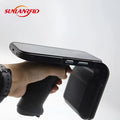 SLP-05 black handheld Android UHF RFID scanner with integrated reader and display screen.