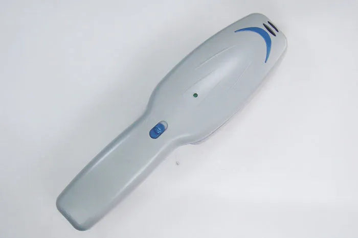 Pet grooming comb with negative ion and active oxygen purification, showing removable brush head and 78 teeth.