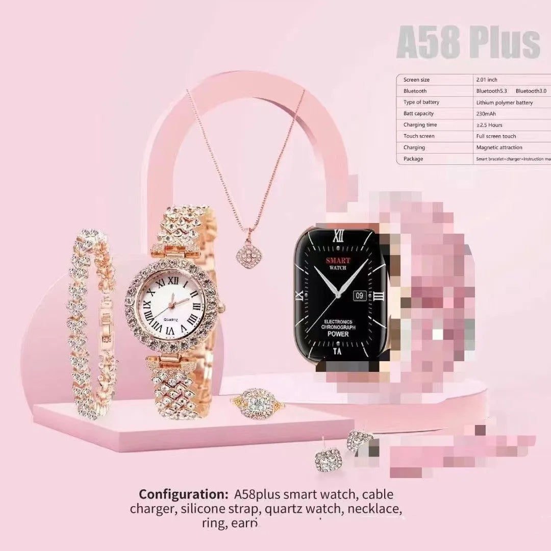 A58plus and A59plus smart watch with Bluetooth calling and touch screen in multiple colour options