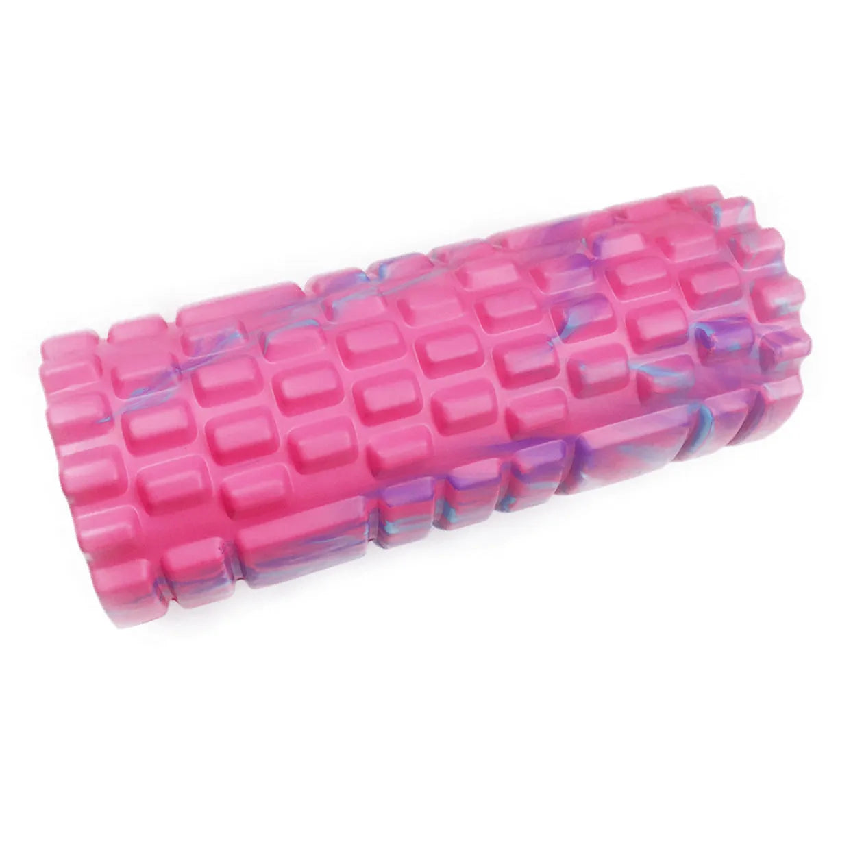 33cm camouflage pattern EVA foam roller in blue green yellow colour variation