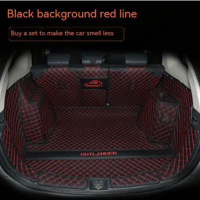 Mitsubishi Outlander fully surrounded 3D boot liner mat in TPE XPE non-slip material