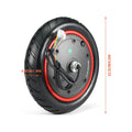 A rubber tyre for an electric scooter, suitable for models with an 8.5-inch motor.