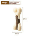 Bone shaped dog chew toy cowhide nylon grinding rod small large size options