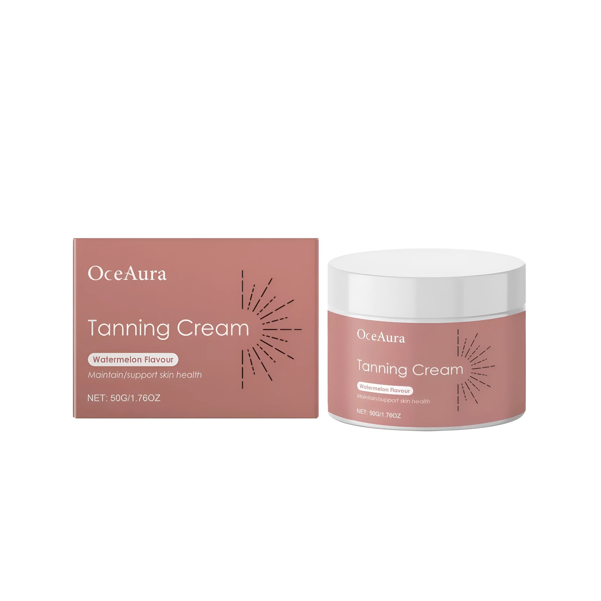 50g tube of tanning cream with walnut shell extract and coconut oil