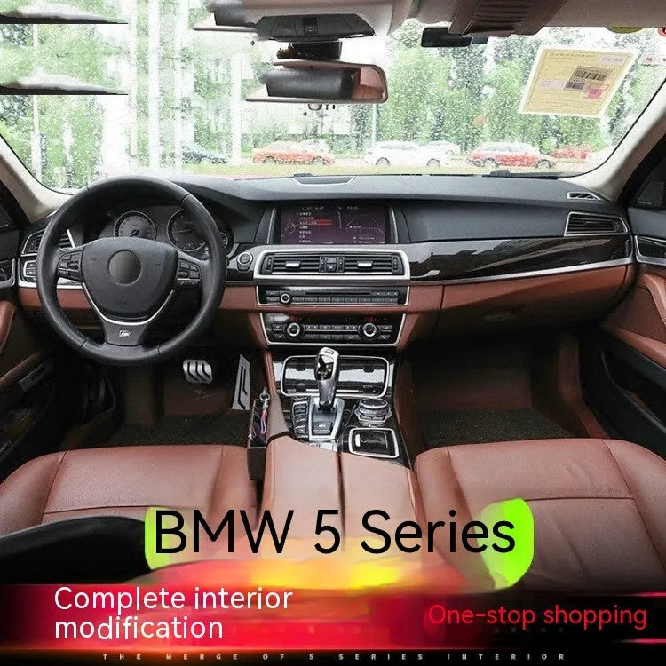 BMW 5 Series interior handle decorative strips in inner handle colour - four-piece set