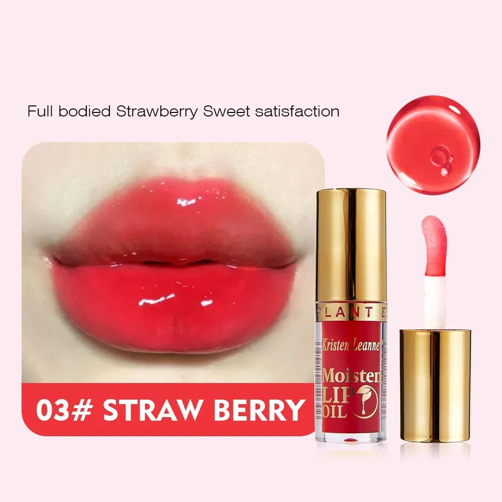 Moisturising lock water lipstick in 3ml format showing colour application