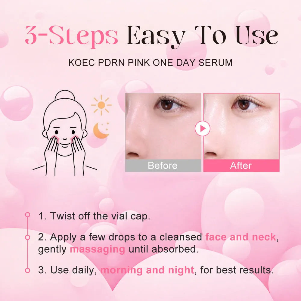 KOEC powder polypeptide disposable face mask 10 pack with latex sheets and essence