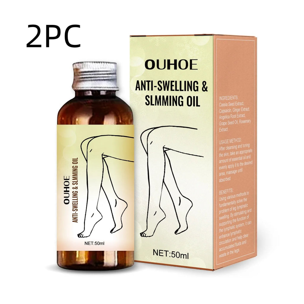 50ml bottle of moisturising body oil with cassia seed and ginger extracts
