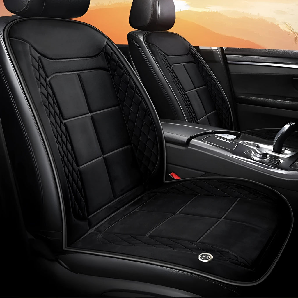 Car heated cushion with automatic heating function for winter use in vehicle