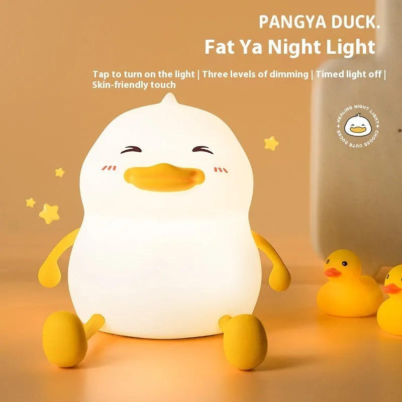 Chubby Night Light TW-L73 small silicone desk lamp with phone holder function