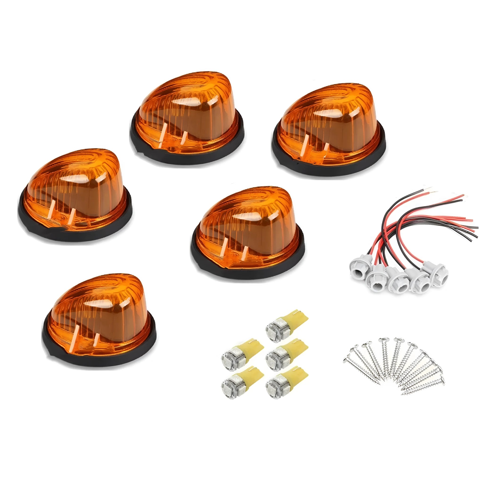 GR- model yellow LED roof cab marker light with 83mm diameter for trucks