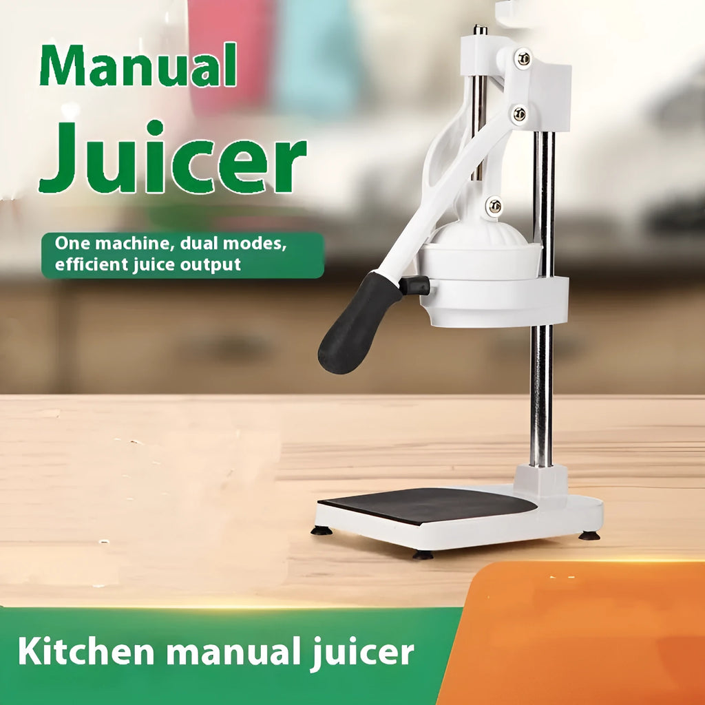480mm manual stainless steel and plastic orange juicer with hand press lever