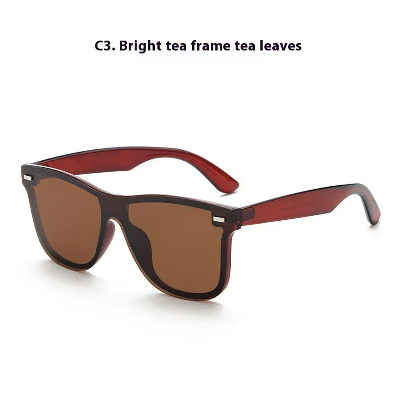 Polarised sunglasses with grey lenses and a sand black TR90 frame suitable for outdoor sports.