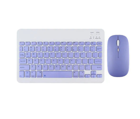 Pink and white Bluetooth wireless keyboard for girls with optional matching mouse