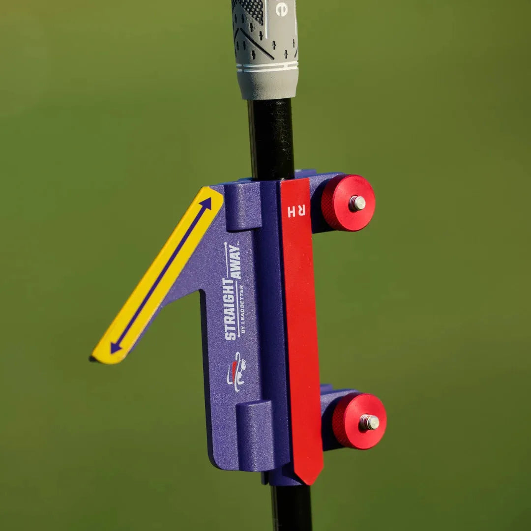 Golf swing plane simulator trainer in plastic construction with logo or plain colour options