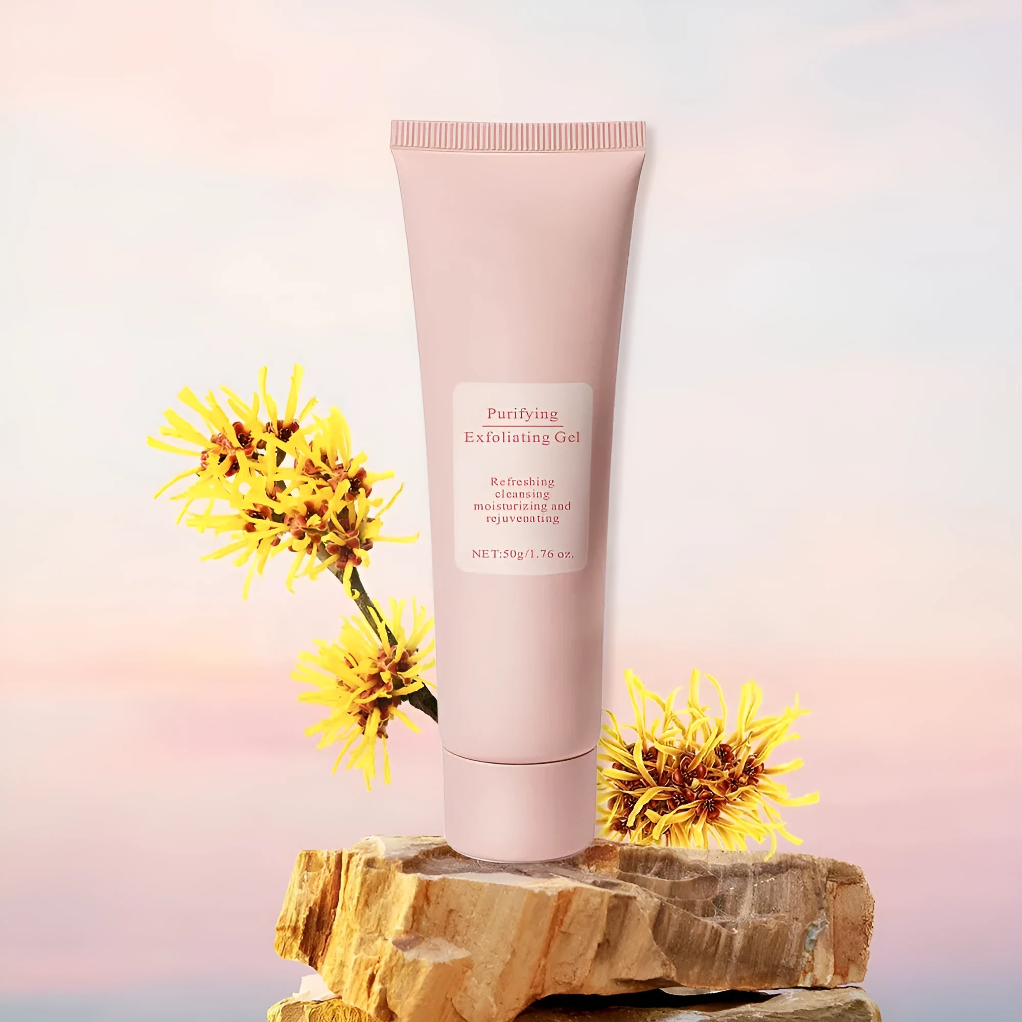 132g tube of moisturising facial exfoliating gel scrub for all skin types