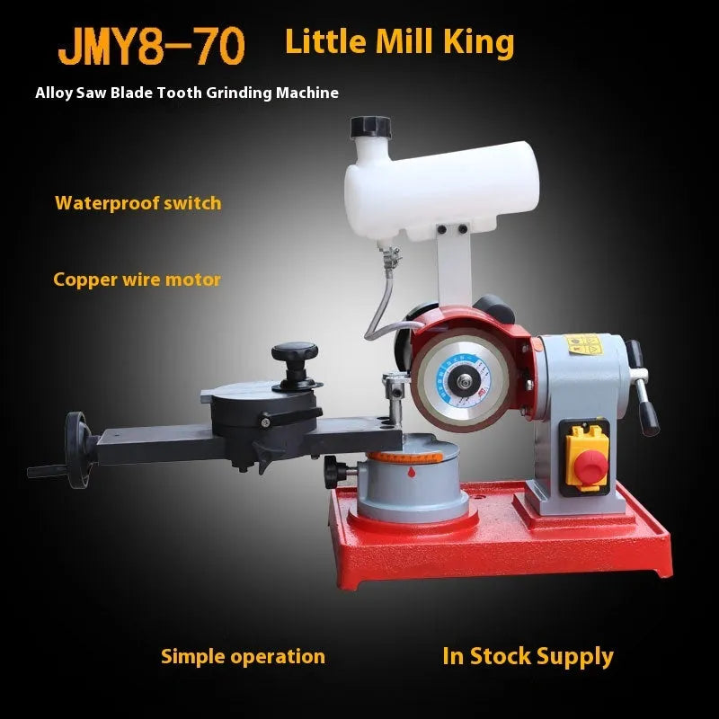 Small manual sharpedge grinding machine for alloy circular saw blade gear grinding with adjustable angle wheel