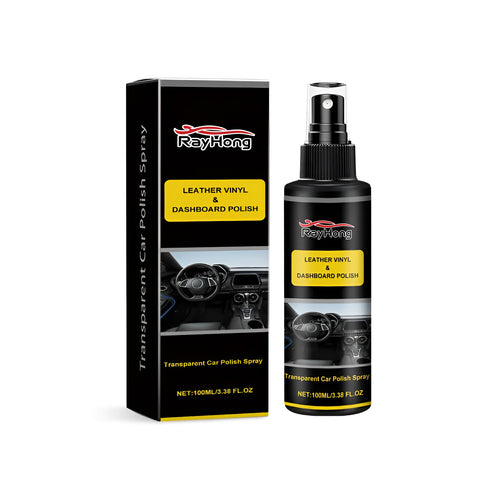 Car polishing spray aerosol can measuring 3.7 by 14 centimetres for vehicle paint maintenance