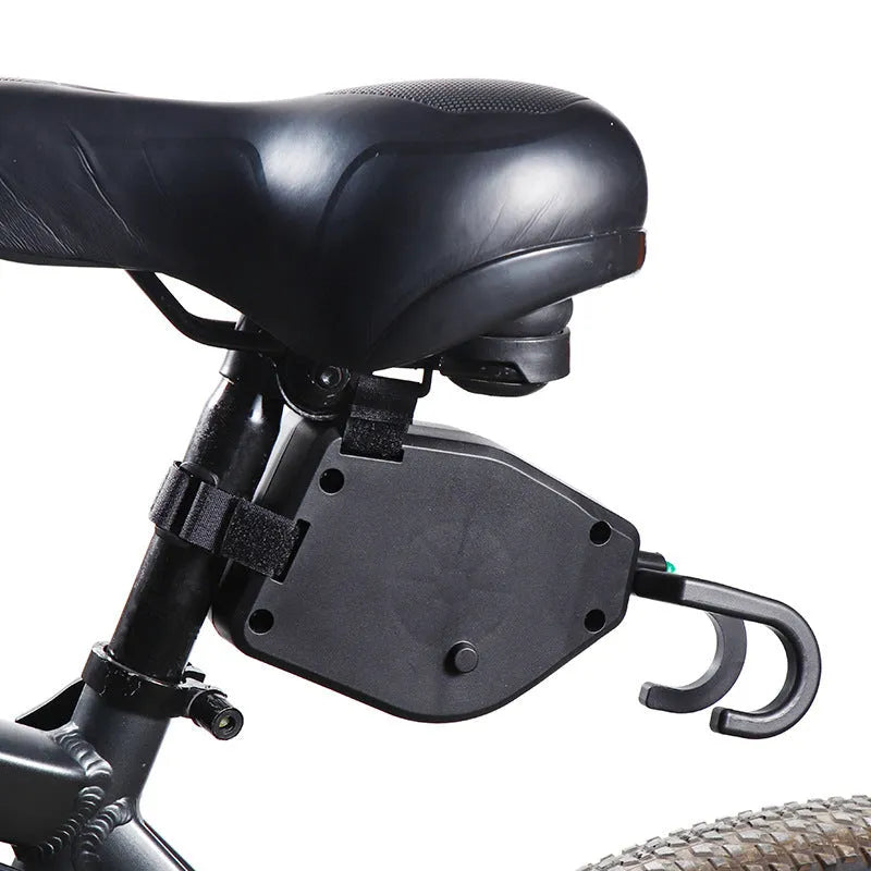 Black plastic bicycle trailer rope for parent-child trailer attachment