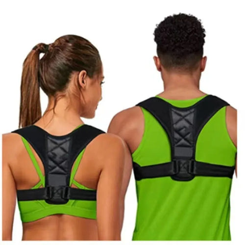 Nylon posture correction band for back support and humpback prevention during sitting
