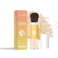 8g sunscreen setting powder compact with UV protection for makeup finishing
