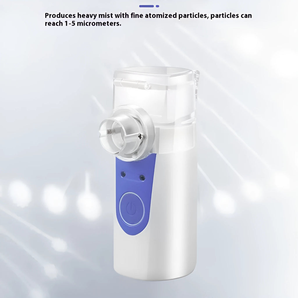 Handheld columnar plastic USB nebuliser spray machine with single fog outlet for household use