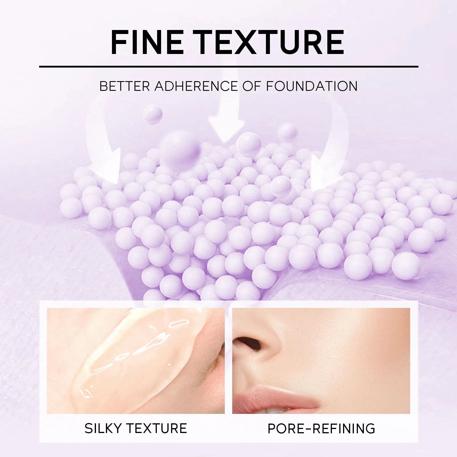 30g colour-correcting makeup primer in green, pink and purple shades