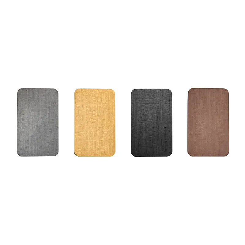 Modern minimalist LED wall lamp in black finish with three light colour options