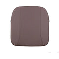 Car headrest cushion, lumbar support, and neck pillow set in brown colour on car seat