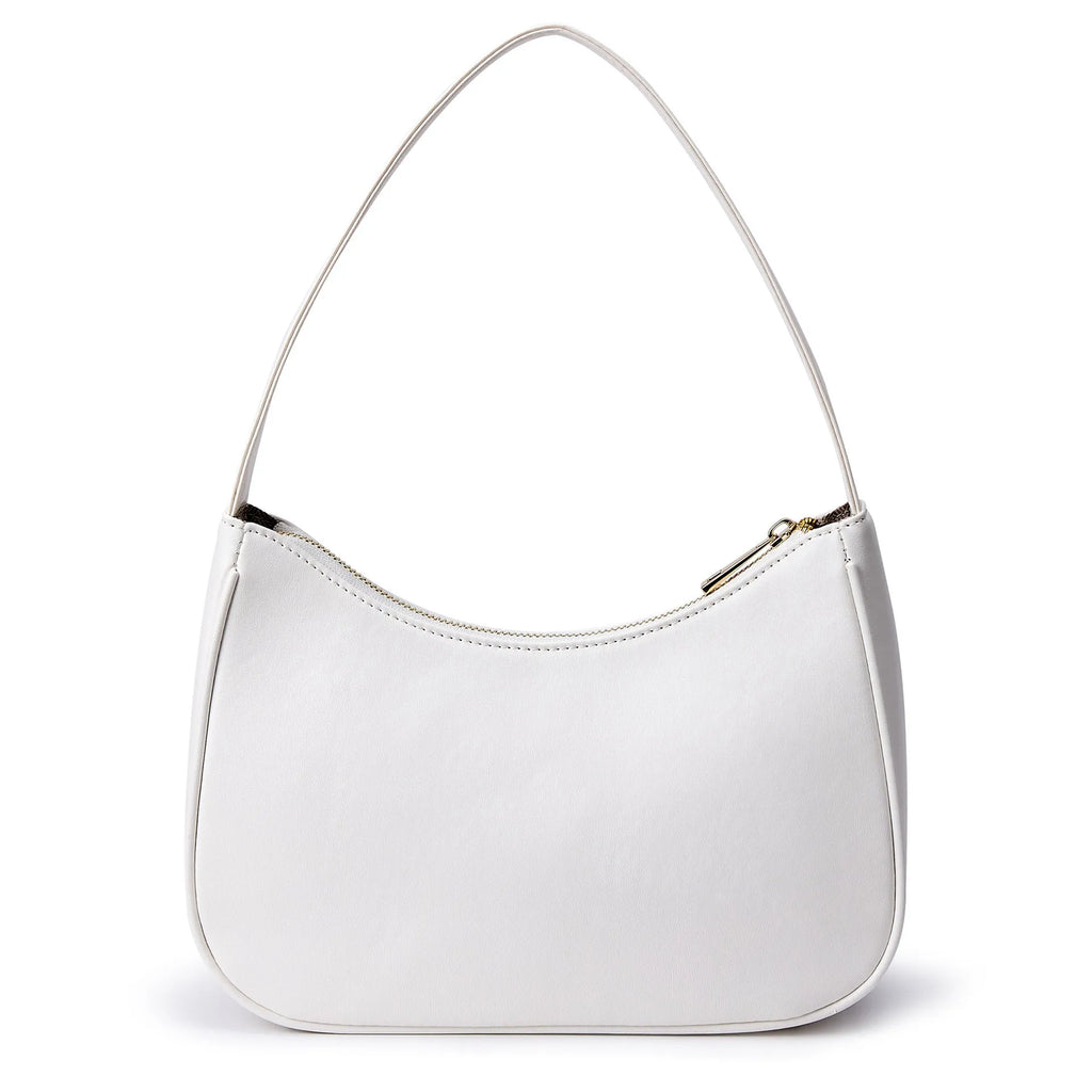 Retro waterproof PU shoulder bag in an adjustable strap design shown in multiple colour options.