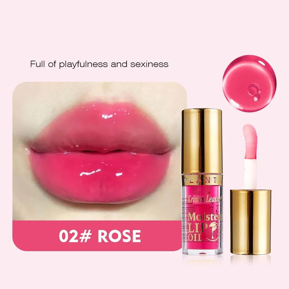 Moisturising lock water lipstick in 3ml format showing colour application
