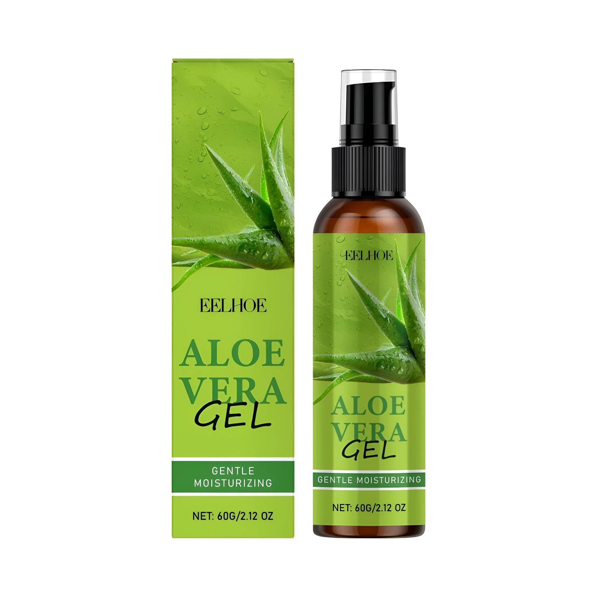 60g tube of clear aloe vera gel for skin moisturising.