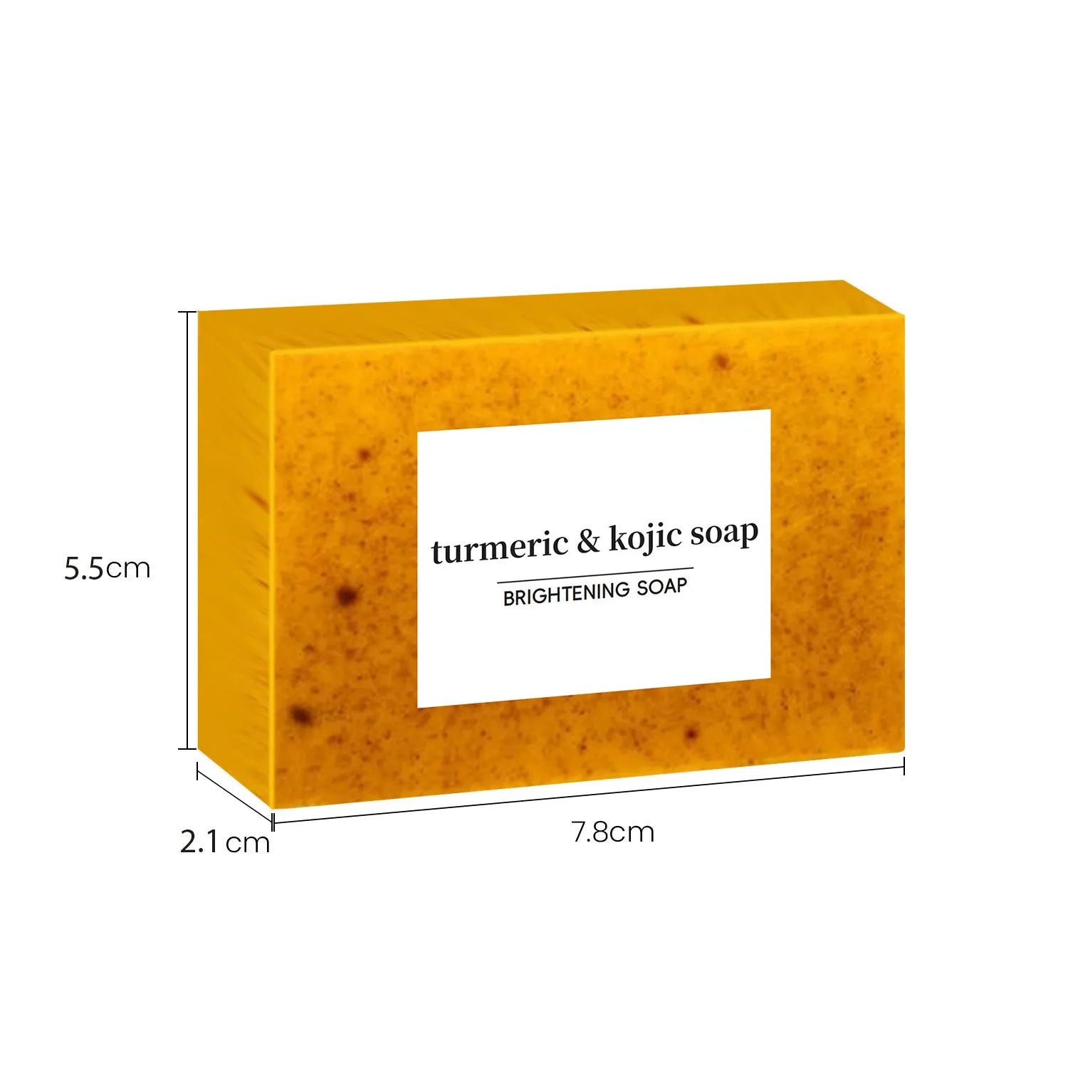 Turmeric Cleansing Mousse Facial Set with ginger soap and 30 reusable pads in 490g complete kit